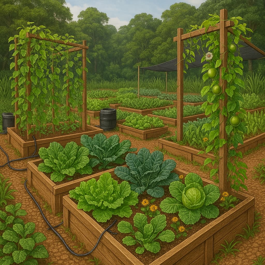 Intensive Garden/Trellis System